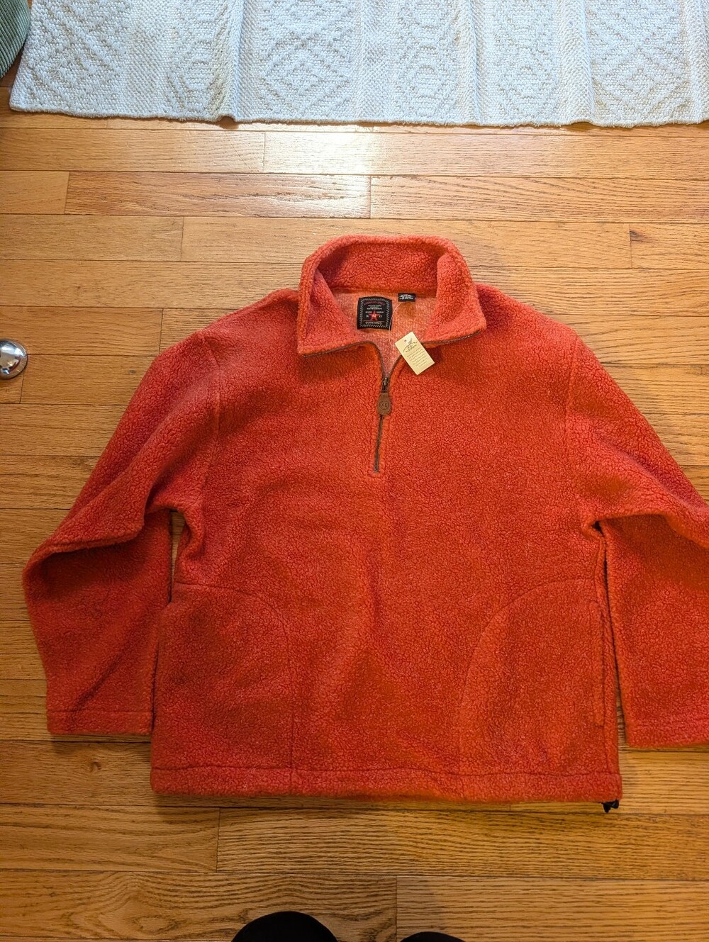 Vintage Deadstock Y2K 2000s 90s American Eagle Quarter Zip Fleece Sherpa NWT Vtg
